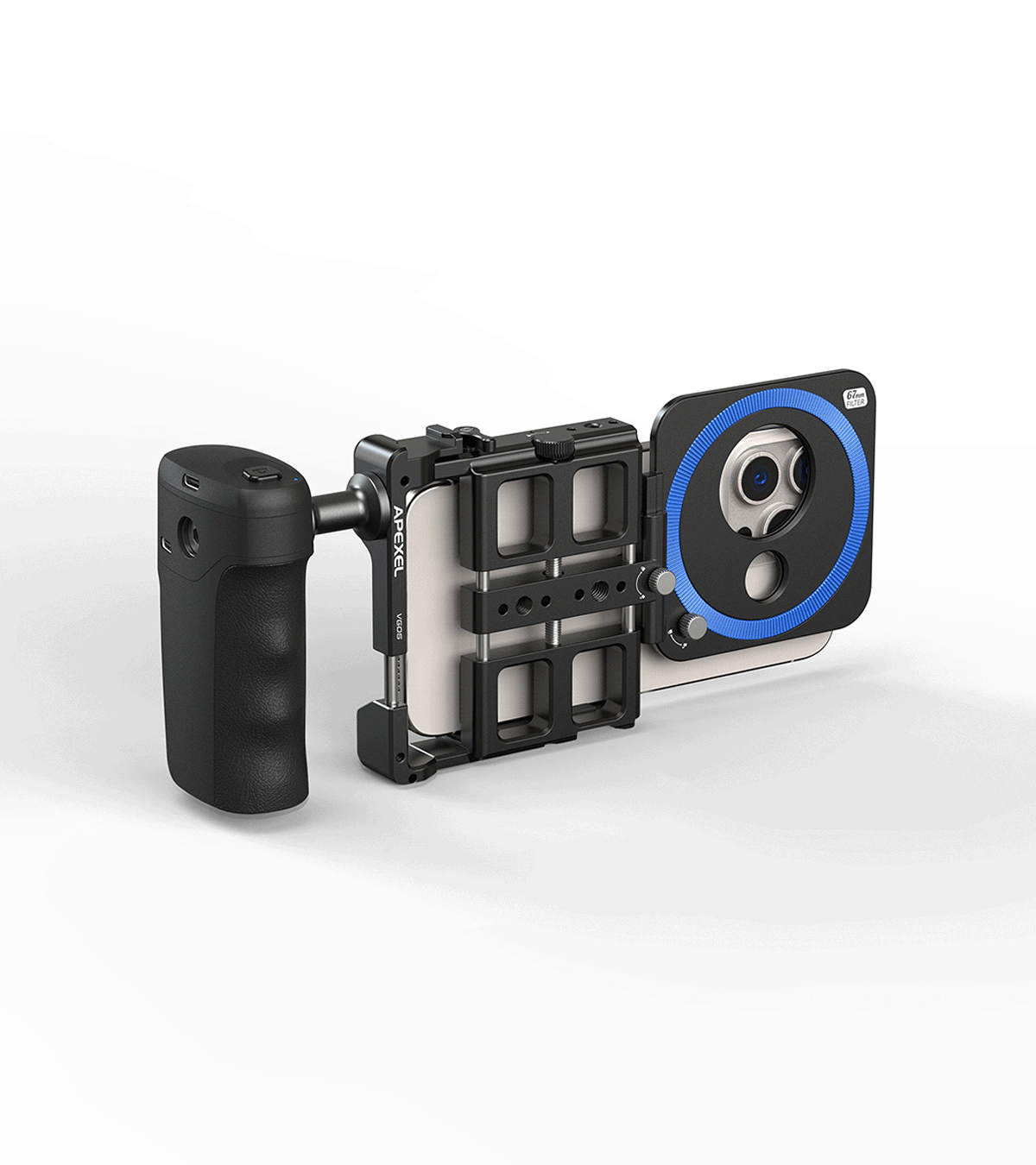 apexel-videorig-2-pro-kit-handy-rig-video-griff image 2