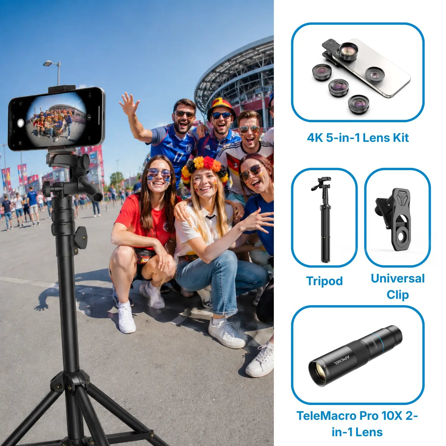 apexel-lens-kit-sideline-creator-kit-smartphone-objektiv-set image 1