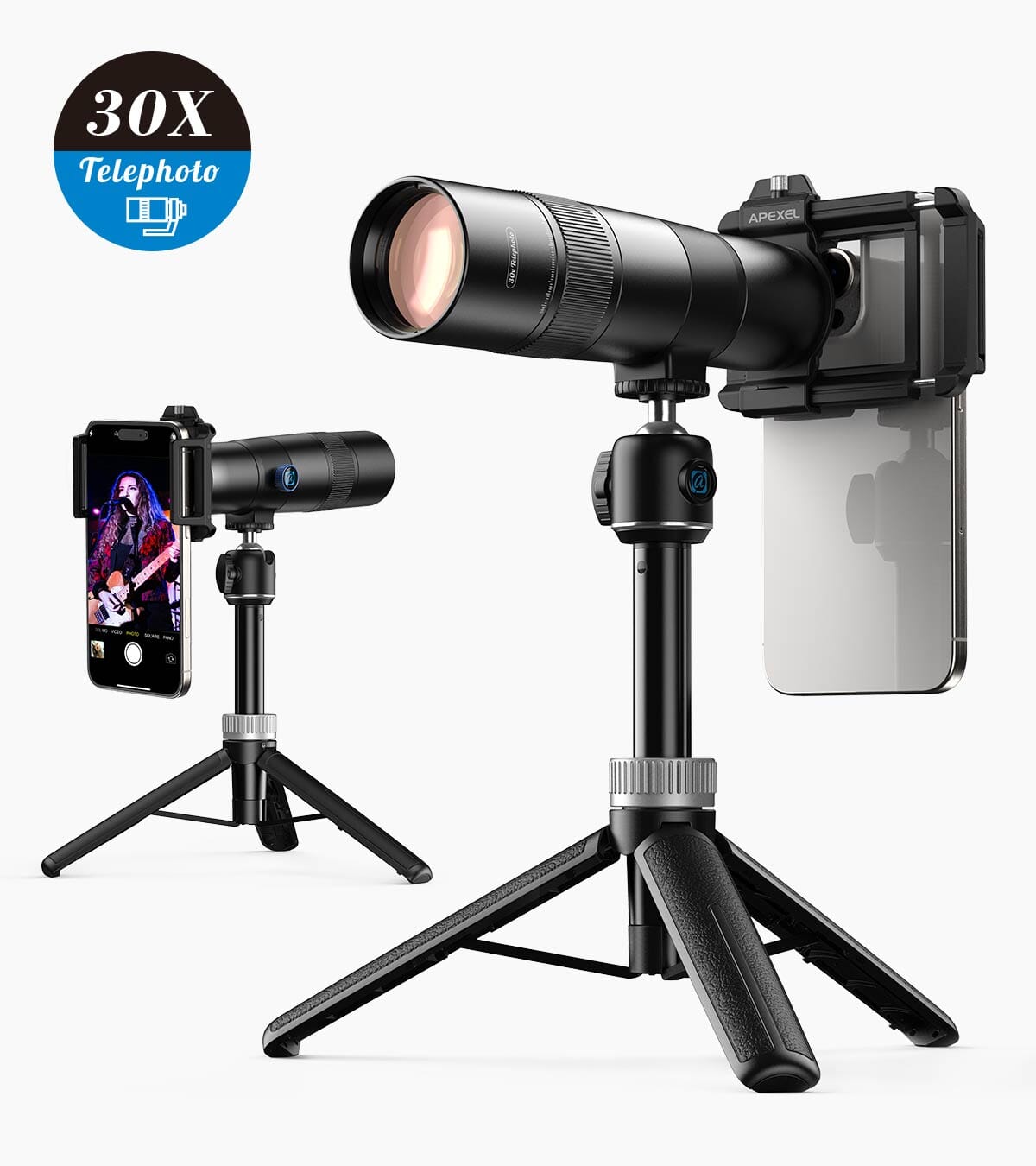 apexel-telecular-30x-teleobjektiv-handy-720mm-mit-stativ image 2