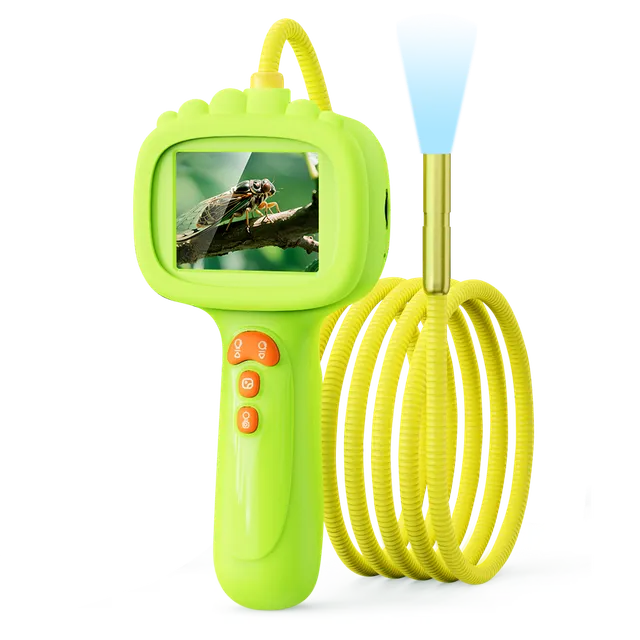 ashfly-kids-snake-borescope-endoskop-gr-n-mit-display image 1