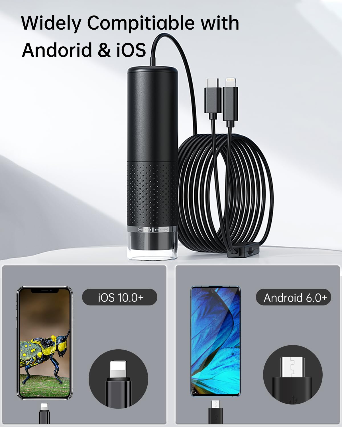 aopick-digital-microscope-usb-handy-mikroskop-10-200x-8-led-1080p image 2