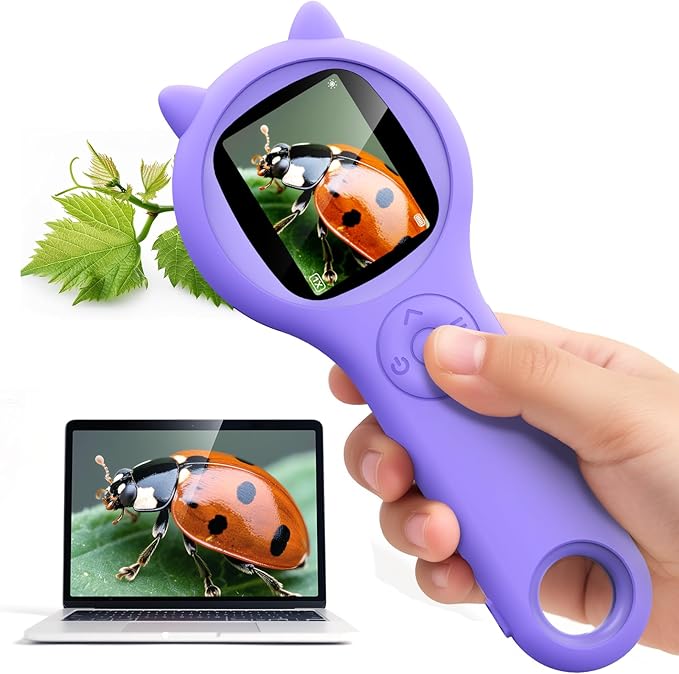 ashfly-kids-microscope-handmikroskop-lila-200x-1080p image 2