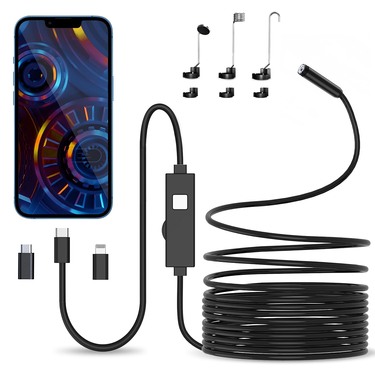 aopick-endoscope-camera-single-handy-endoskop-5m-ip67 image 1