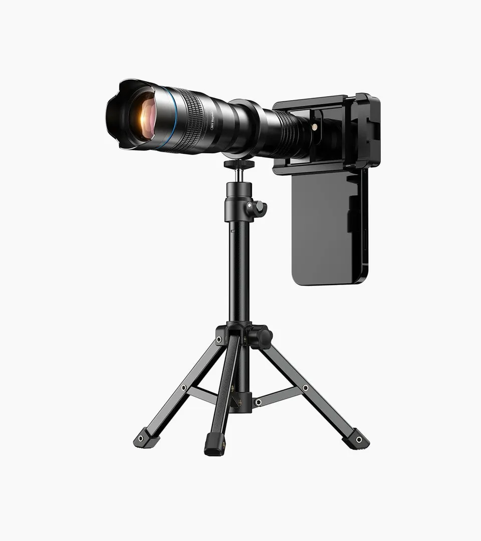 apexel-telephoto-lenses-36x-teleobjektiv-handy-mit-stativ-schwarz image 1