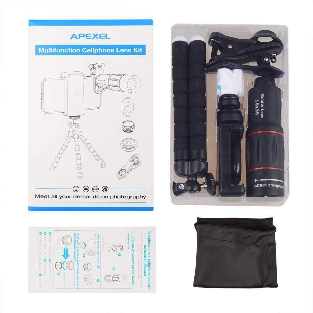 apexel-lens-kit-18x-teleobjektiv-handyobjektiv-4-in-1 image 7