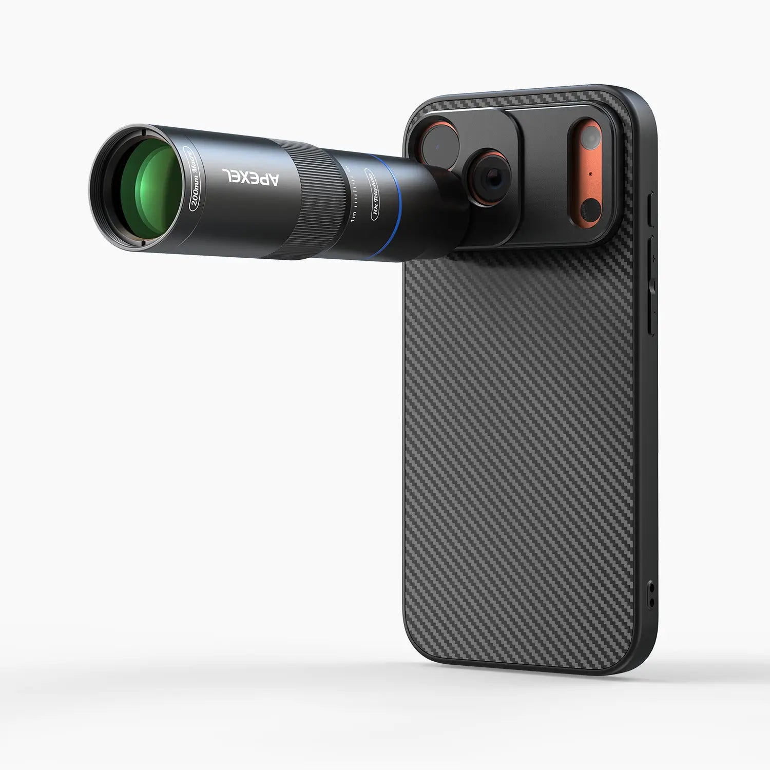 apexel-telemacro-pro-10x-2-in-1-tele-makro-objektiv-clip image 2