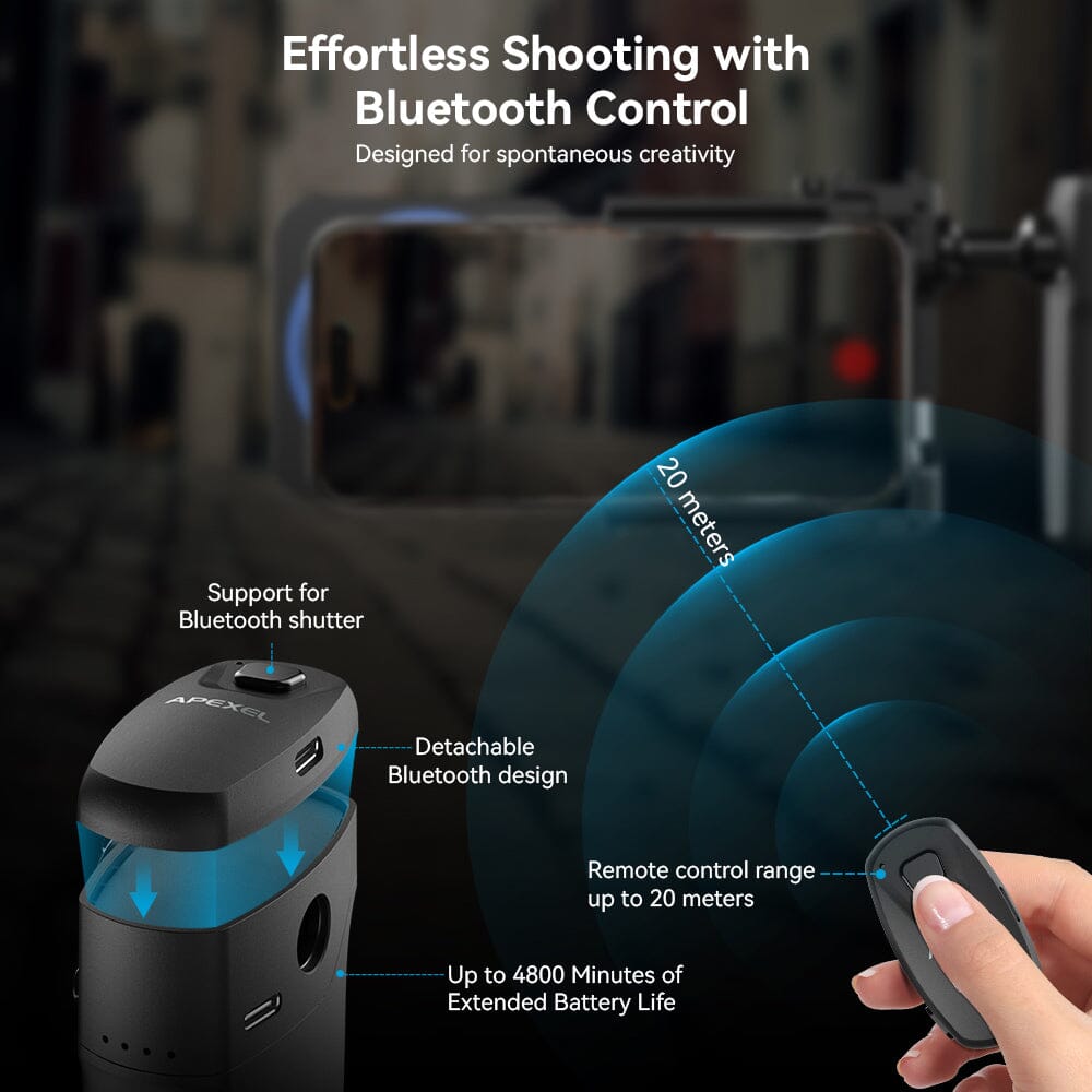 apexel-videorig-2-pro-kit-handy-rig-video-griff image 8