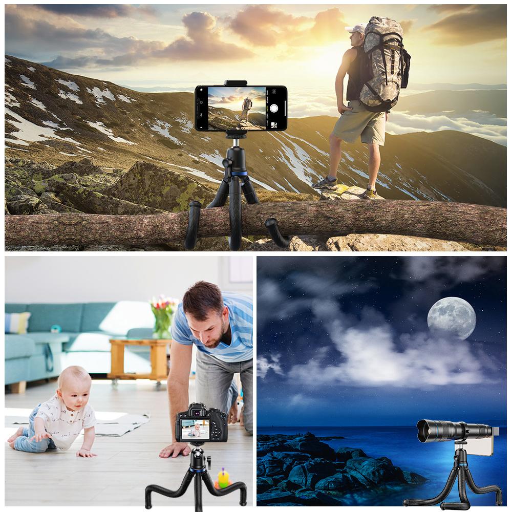 apexel-tripods-octopus-handy-stativ-flexibel-mit-halterung image 6