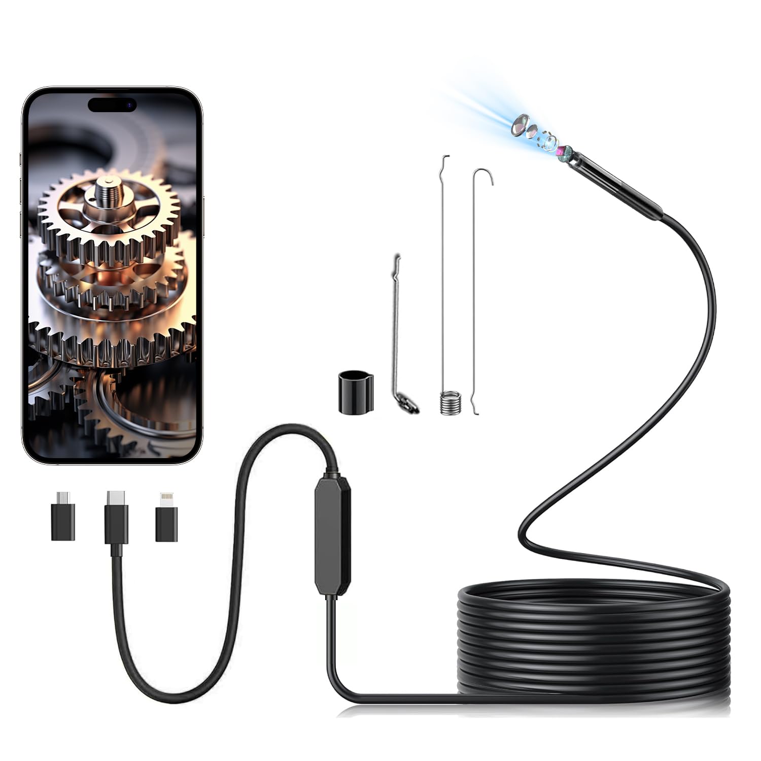 aopick-endoscope-camera-endoskopkamera-3m-6-led-1080p-ip67 image 1
