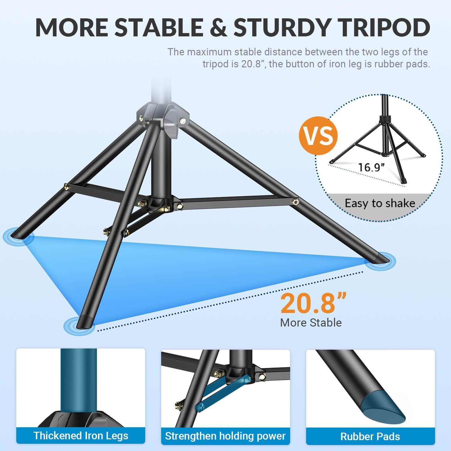 apexel-jj070-selfie-stick-stativ-70-zoll-handy-360-kopf image 3