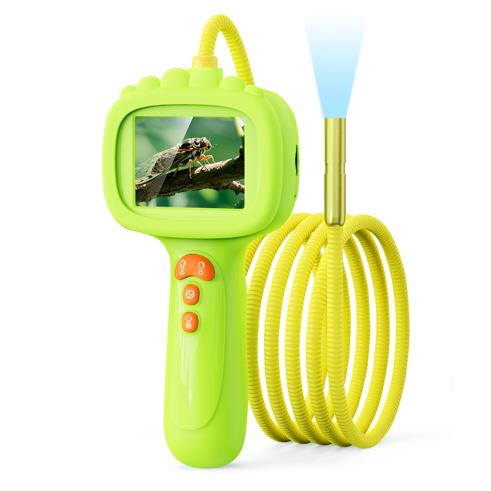 ashfly-kids-snake-borescope-endoskop-gr-n-mit-display image 1