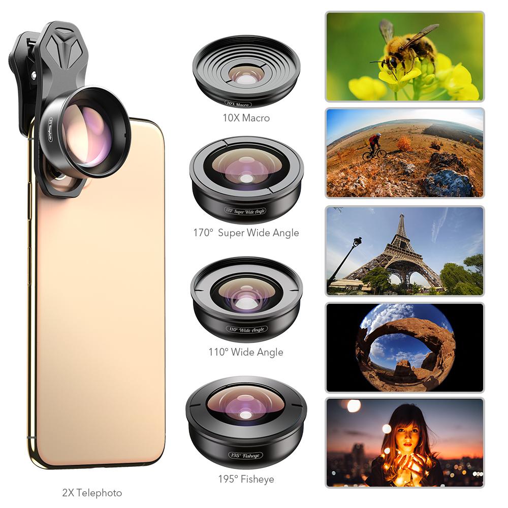 apexel-4k-hd-5-in-1-handy-objektiv-universal-clip-cpl image 2