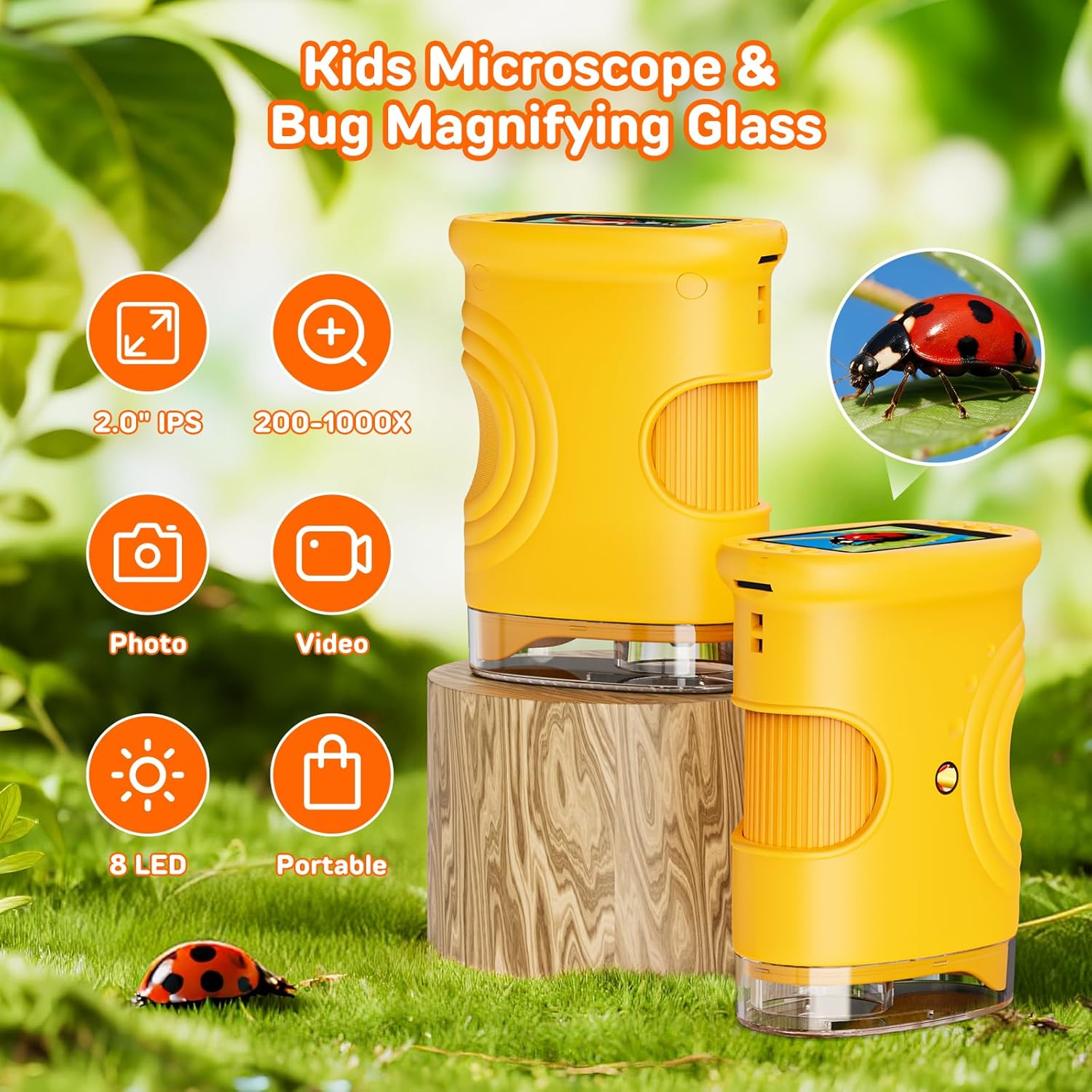 ashfly-kids-microscope-1000x-handmikroskop-gelb image 8