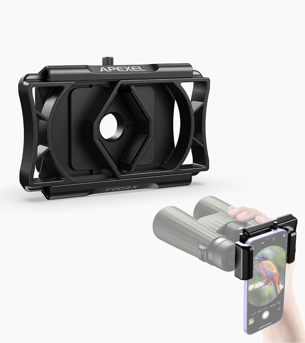 apexel-f002x-handy-adapter-f-r-fernglas-teleskop-schwarz image 3