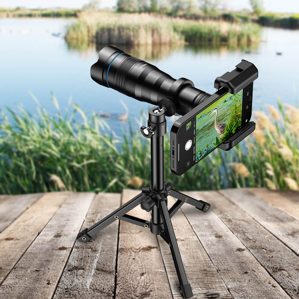 apexel-telephoto-lenses-36x-teleobjektiv-handy-mit-stativ-schwarz image 5