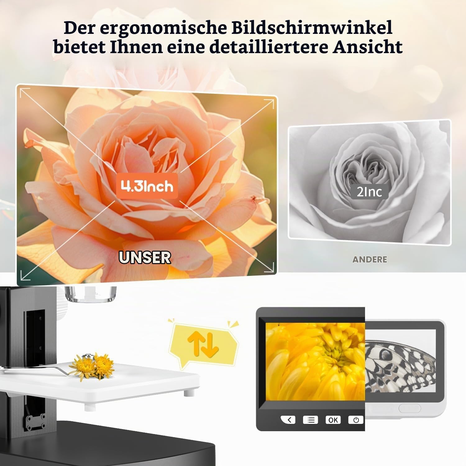 aopick-digital-microscope-lcd-mikroskop-1000x-4-3-zoll image 2