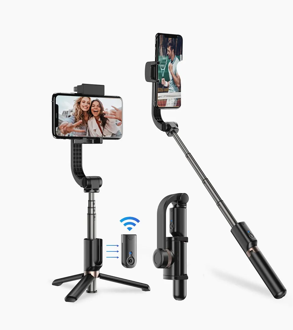apexel-d6-stabilizer-gimbal-selfie-stick-stativ-mit-stabilisator image 1