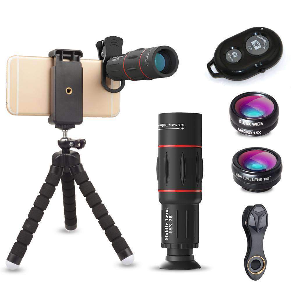 apexel-lens-kit-18x-teleobjektiv-handyobjektiv-4-in-1 image 2