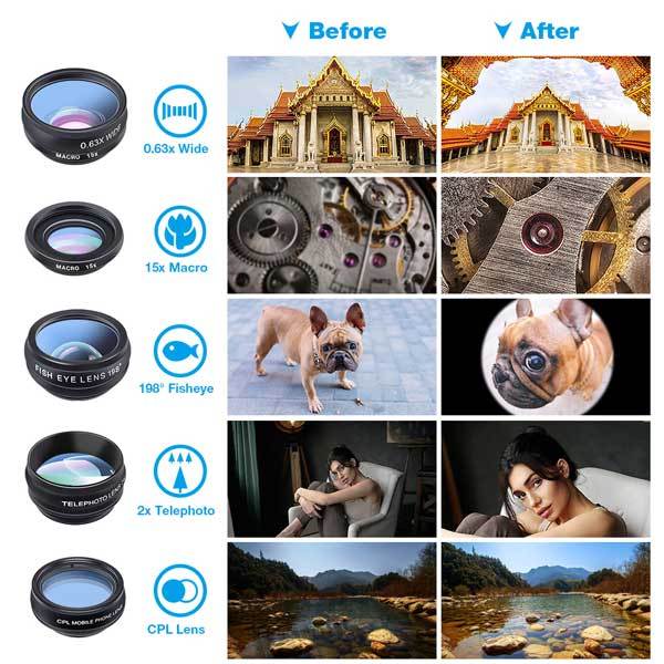 apexel-lens-kit-10in1-handy-objektivset-weitwinkel-makro image 3