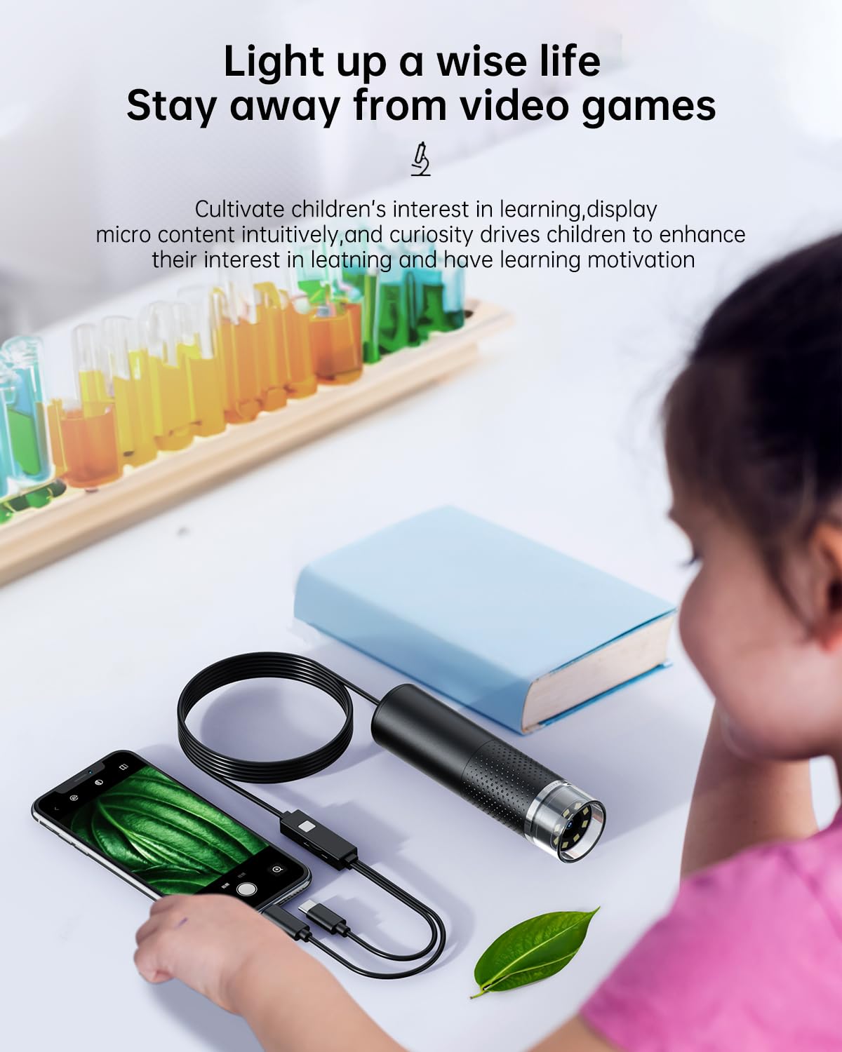 aopick-digital-microscope-usb-handy-mikroskop-10-200x-8-led-1080p image 4
