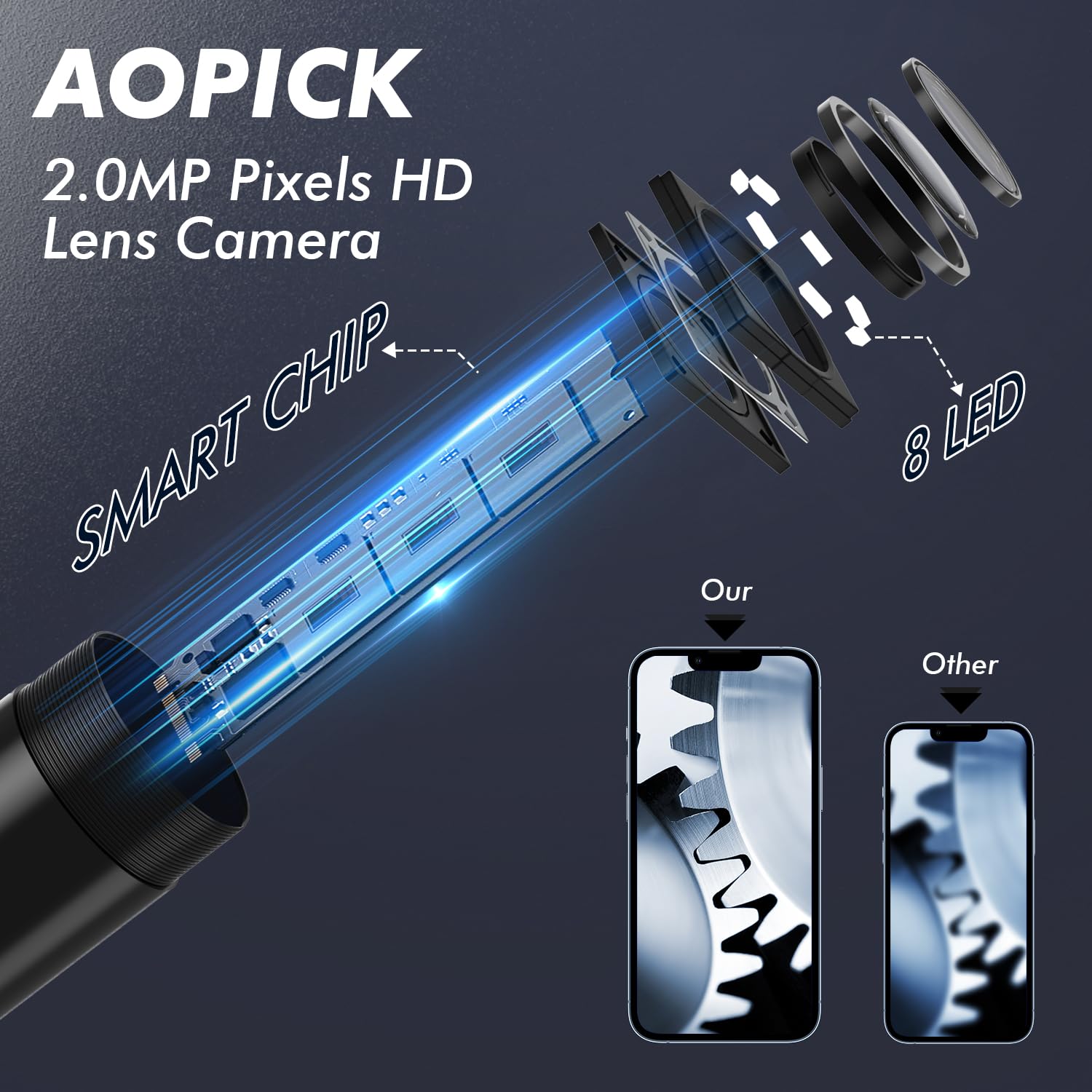 aopick-endoscope-camera-endoskopkamera-10m-8-led-1080p-ip67 image 2