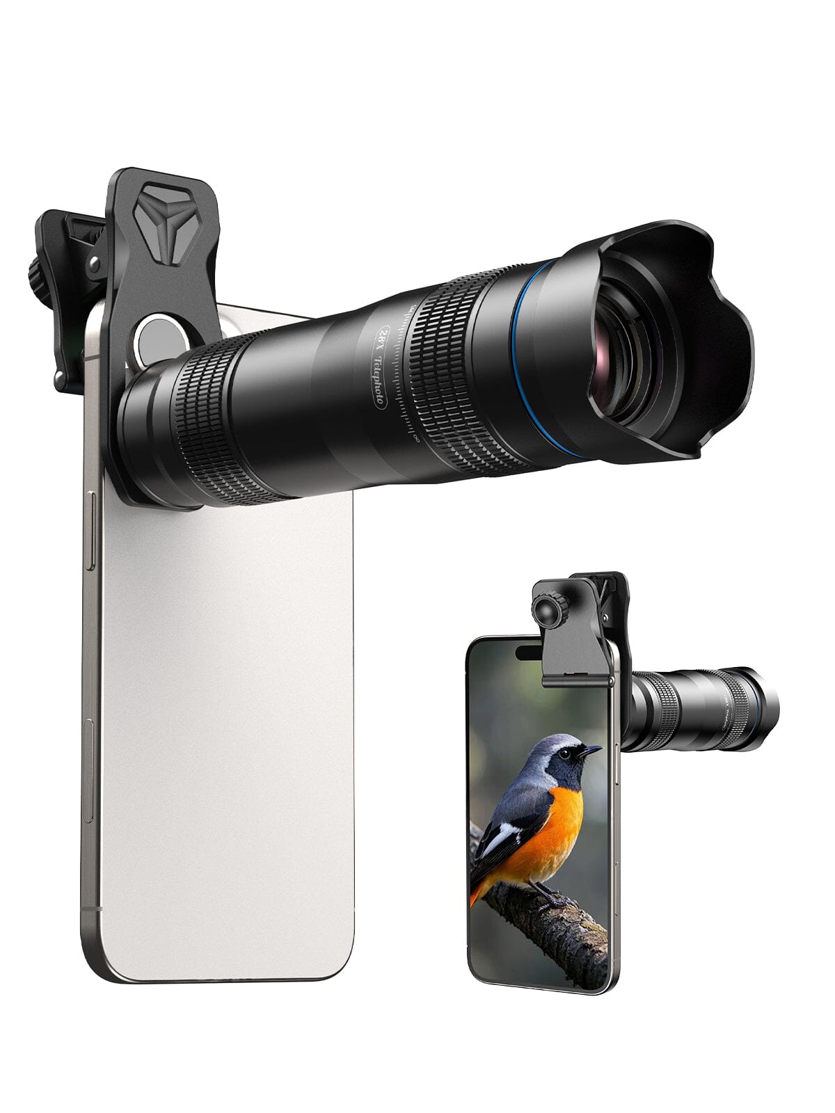 apexel-telephoto-28x-hd-handy-teleobjektiv-mit-clip image 2