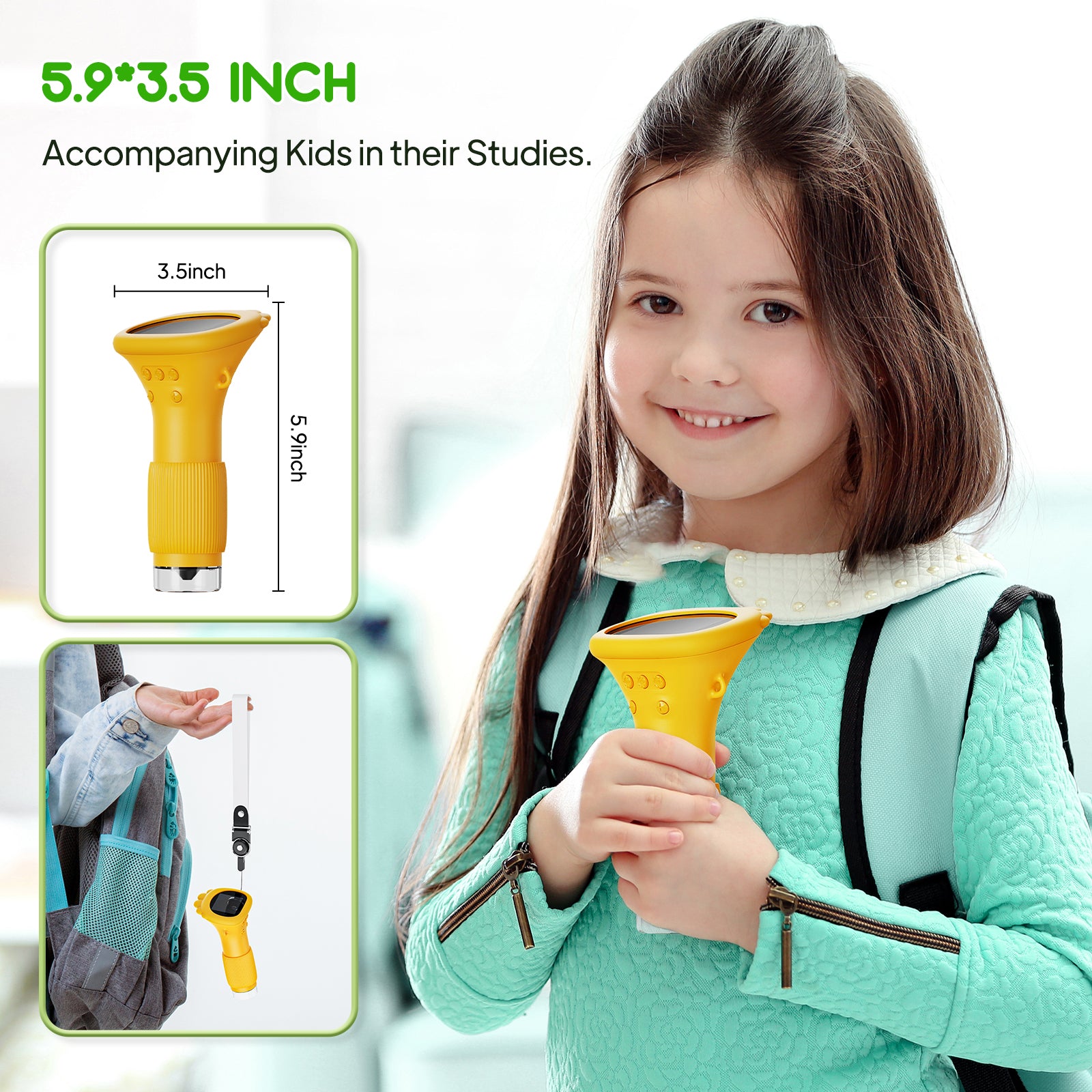 ashfly-kids-microscope-kindermikroskop-gelb-mit-display image 7