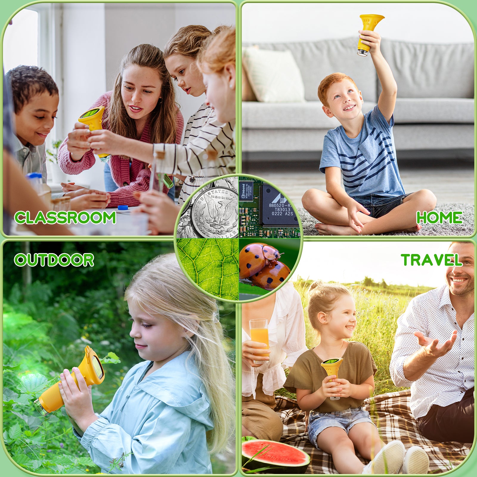 ashfly-kids-microscope-kindermikroskop-gelb-mit-display image 8