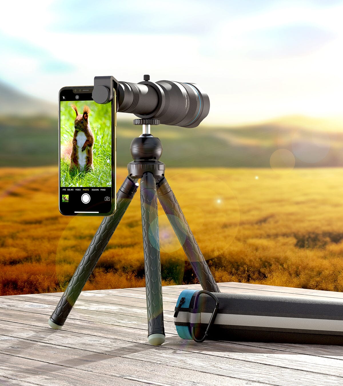 apexel-60x-teleobjektiv-f-r-smartphone-ohne-stativ-mit-clip image 2