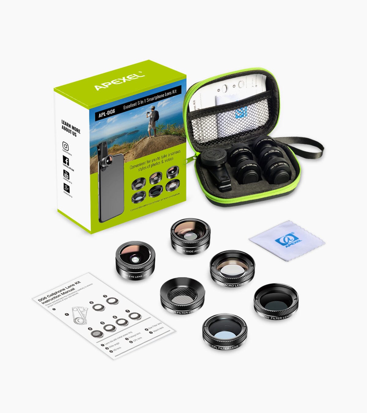 apexel-lens-kit-apl-dg10-6-in-1-handy-objektiv-set image 8